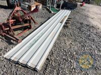 Approx 30x sheets of box profile tin 16ft long
