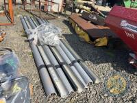 140m of Deepflow guttering c/w clips & hooks 115mm x 75mm - 2
