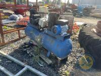 Twin headed 250 litre compressor