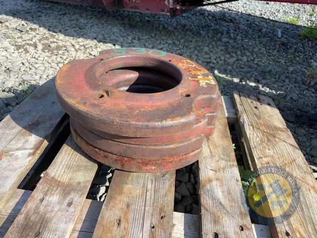 Set of Fordson wheel weights