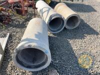 2x concrete pipes 1200x450 - 3