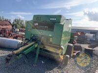 1997 John Deere 575 round baler & control box & shaft - 2