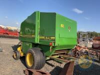 1997 John Deere 575 round baler & control box & shaft - 3