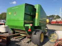 1997 John Deere 575 round baler & control box & shaft - 4