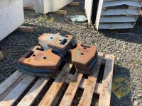 10x Ford stamped tractor weights