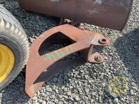 Draining bucket for Case 580 wheeled digger
