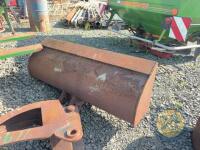 Sheugh bucket for Case 580 wheeled digger