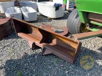 Sheugh bucket for Case 580 wheeled digger - 3
