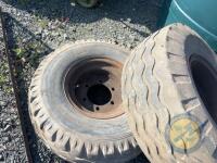 2x 6 stud rims & tyres - 3