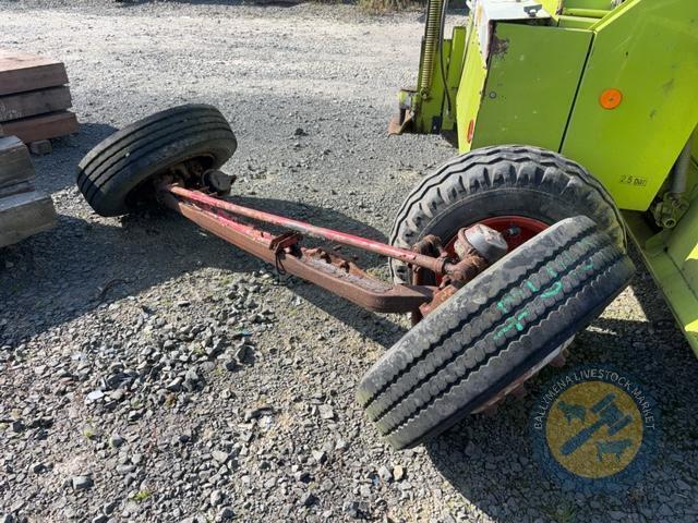Front lorry axle