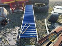 Blue conveyor roller table - 3