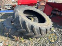 2x 520/70 R38 taurus tyres
