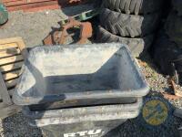 3x mortar tubs - 2