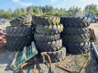 Selection of tractor tyres of various sizes - 3