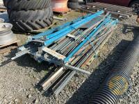 Large pallet of steel racking