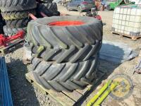 540/65/R24 tractor tyres & rims - 3