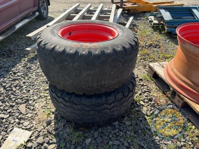 2x rake tyres & rims