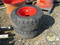 2x rake tyres & rims - 3