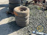 4x Ifor Williams tyres 155/70/R12C