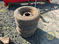 4x Ifor Williams tyres 155/70/R12C - 3