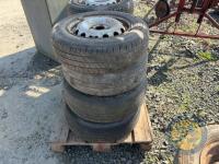4x Peugot Partner tyres 195/65/15 - 3