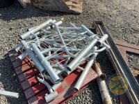 Pallet of feed barrier parts - 2