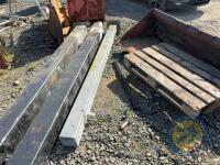 1x galvanised post - 2