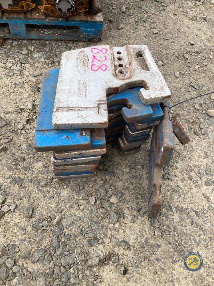 12x ford front weights w/ pins 40