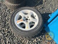 4x 195/65R15 Kumho tyres & rims - 5