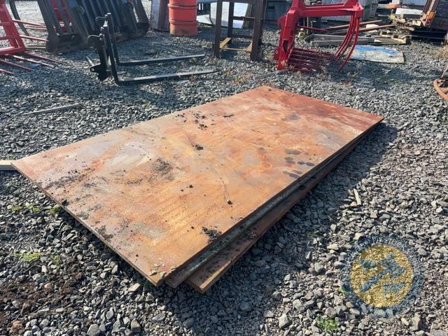 3x 8x4 heavy duty steel plates