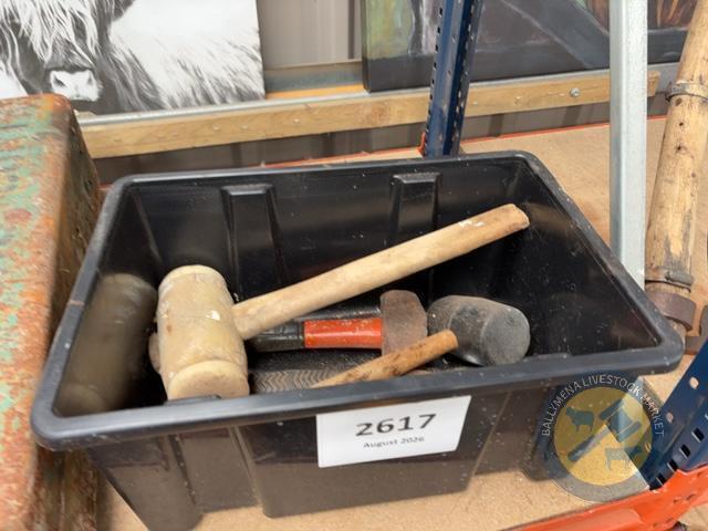 Selection of hammers