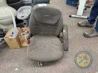 Case tractor seat