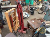 red engine hoist