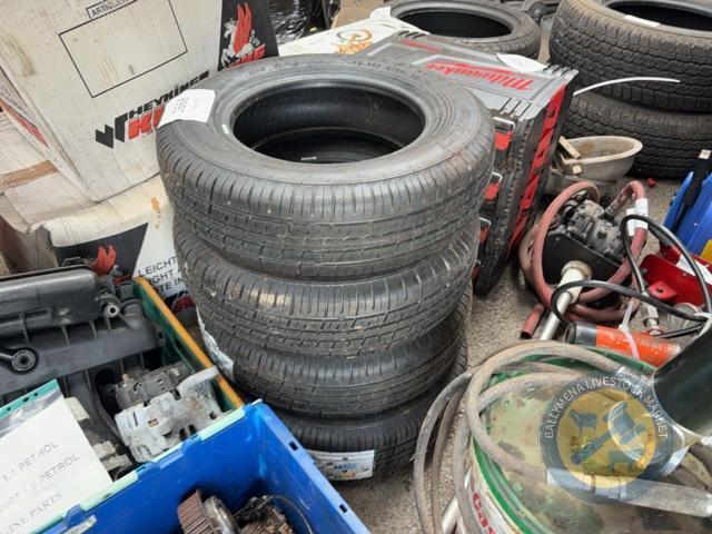 4x 157/70R/126 tyres