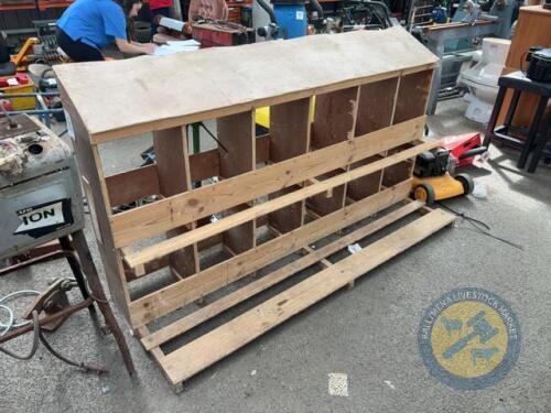 hen laying boxes