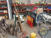 Assortment of rakes
