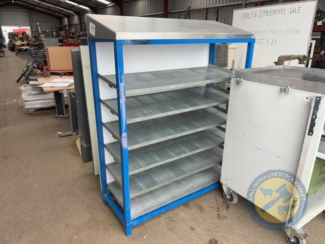 Heavy duty shelving unit