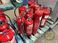 5 fire extinguishers - all in date