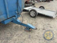 Collins 13x7'6 twin axle tipping trailer. Good tyres & ram - 4