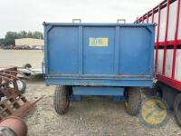 Collins 13x7'6 twin axle tipping trailer. Good tyres & ram - 7