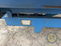 Collins 13x7'6 twin axle tipping trailer. Good tyres & ram - 9