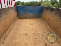 Collins 13x7'6 twin axle tipping trailer. Good tyres & ram - 10