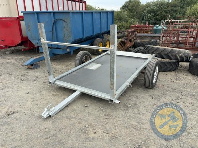 9x5 Single axle galvanised frame flat trailer