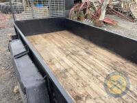 8x4 twin axle car trailer. Jockey wheel & lights working - 5