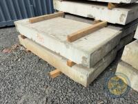 x2 7'1 concrete slabs x aprrox 3ft 3.5 wide