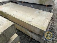 x4 7'2 concrte slabs x 3'3.5 wide