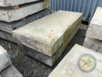 x4 7'2 concrte slabs x 3'3.5 wide - 3