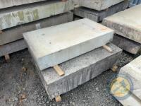 x2 concrte slabs 4'11 long x 2'9 wide - 2