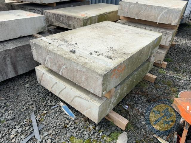 x22 concrete slabs 4'11 long x 3' 3.5 wide