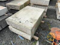 x22 concrete slabs 4'11 long x 3' 3.5 wide - 2